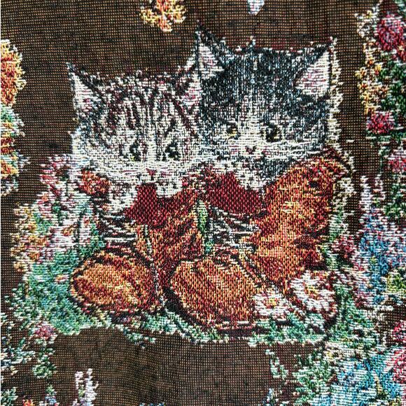 NWT Cider Jacquard Kittens Mid-Rise Mini Skort w Side Zip Fall Colors size 24 - Picture 8 of 10